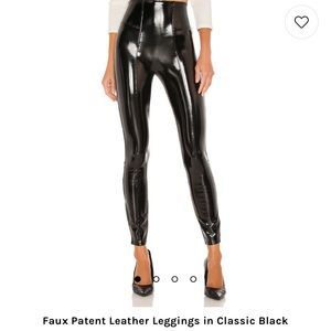 Spanx Faux Patent Leather Leggings